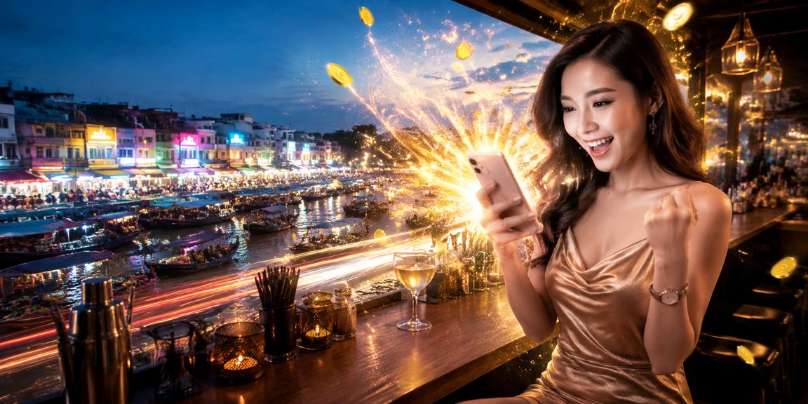 Người dùng trải nghiệm casino trực tuyến trên điện thoại tại Cần Thơ ban đêm
